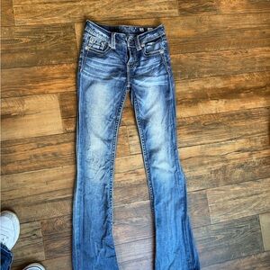 Miss Me Distressed Blue Boot Cut Jeans